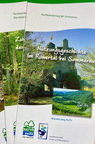 Prospekt zu einem Wanderweg