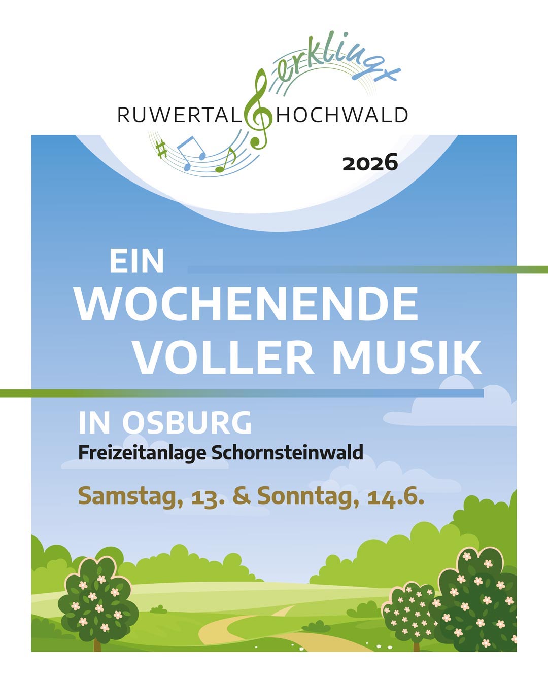 Ruwertal & Hochwald erklingt 2026 Plakat