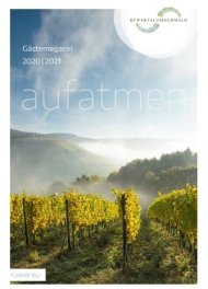 Titelseite des Gästemagazin 2020/2021