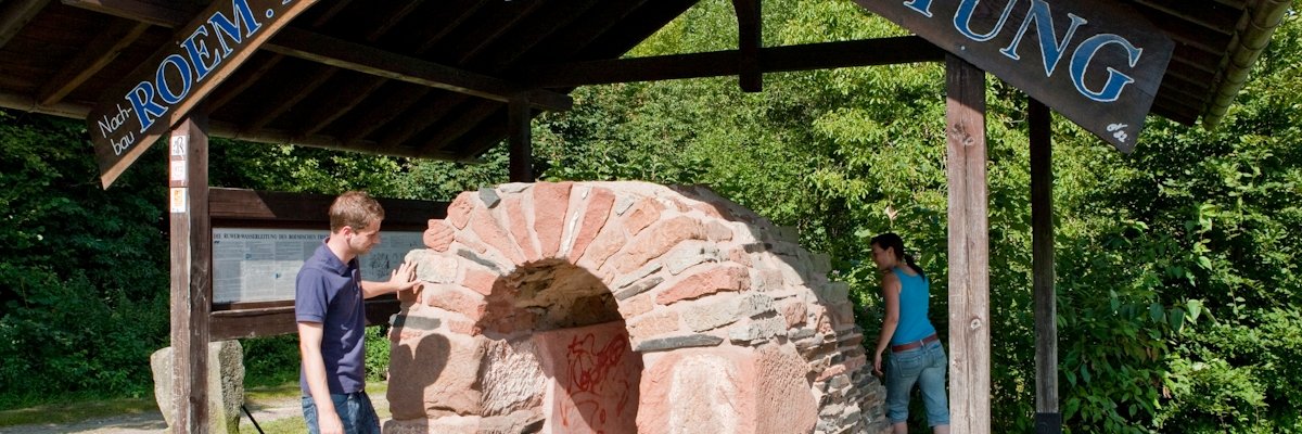 Nachbau der römischen Wasserleitung