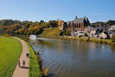 Die Saar und der Saarradweg