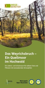 Vorderseite des Flyers des Weyrichsbruch